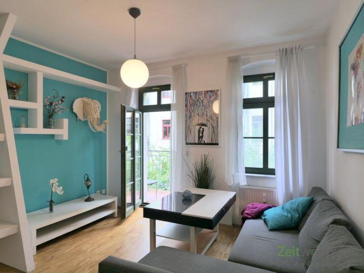 (EF1422_M) Dresden: Äußere Neustadt, möblierte Wohnung mit Balkon im ruhigen Hinterhaus - Foto 1