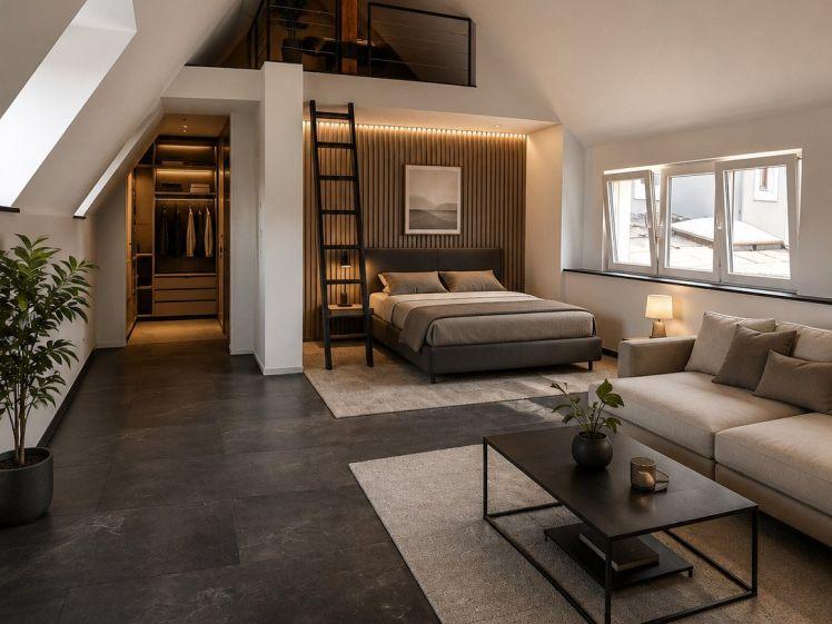 City Life PUR! Modernes Premium Apartment, kernsaniert zum Erstbezug! - Photo 1