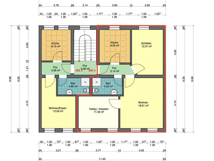 Schönebeck: Helle 3-Zimmer-Wohnung in der Hochparterre - Photo 1