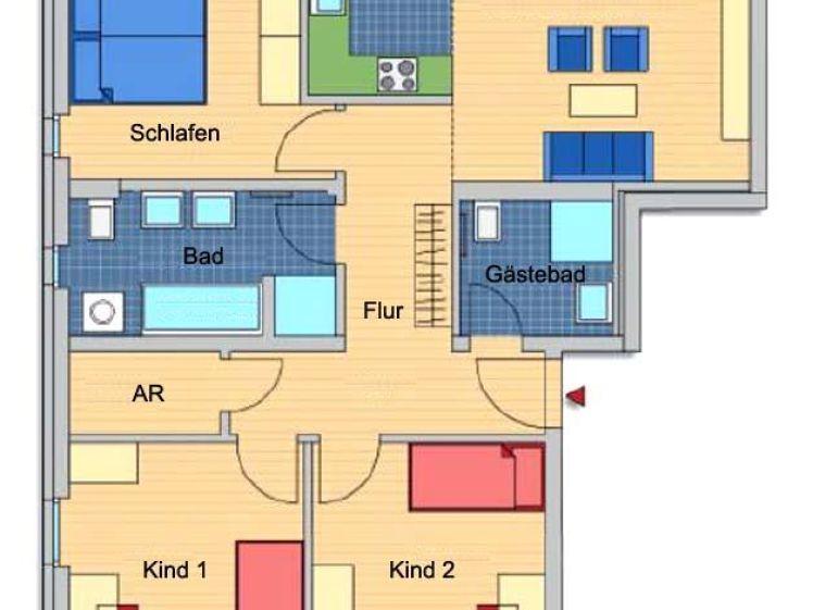Eindrucksvolle und moderne Neubauwohnung mit Balkon & EBK! Lift! - Photo 1