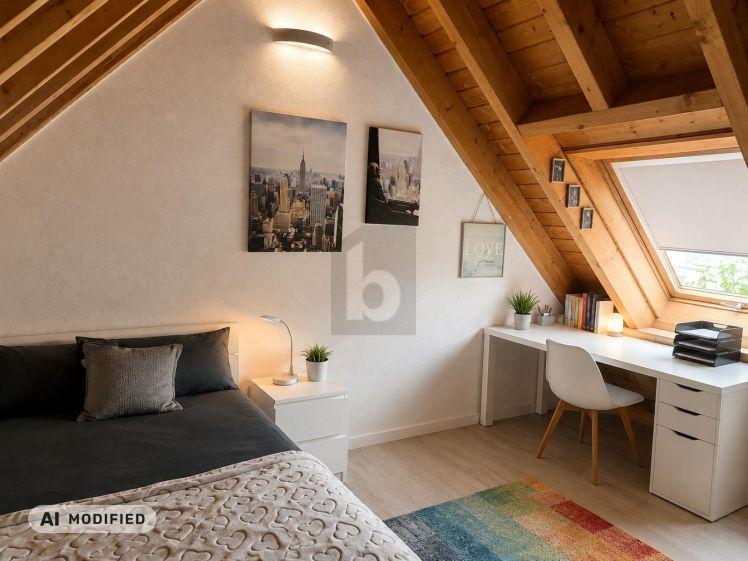 RUHIGE MAISONETTE MIT LOGGIA UND KAMINOFEN - Foto 1