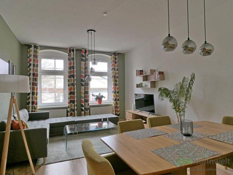 (EF0995_M) Chemnitz: Altendorf, großes möbliertes Apartment mit ruhigem Schlafzimmer, WLAN und Waschmaschine - Foto 1