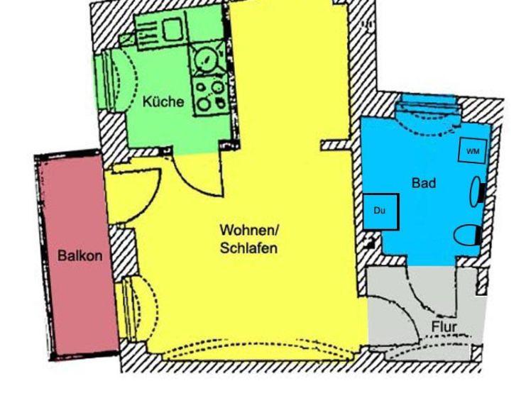 Die ersten eigenen vier Wände! Balkon, Tageslichtbad, separate Küche! - Photo 1