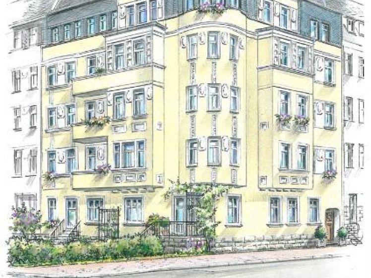 Jößnitzer Str. 86, Wohnung 3 ~~~ Balkon, Haus mit Aufzug, Tageslichtbad mit Wanne und Dusche, Gäste-WC, Abstellraum, Keller - Photo 1