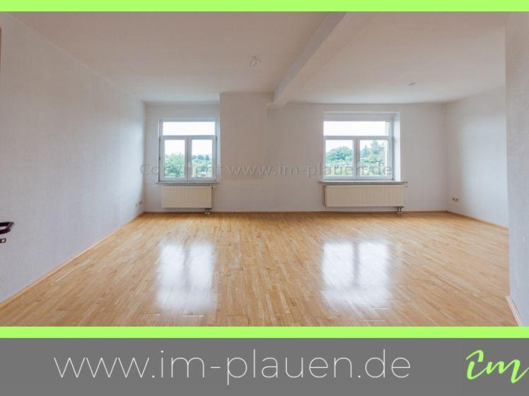 Parkett - Dusche & Badewanne - Weitblick - Dachgeschoss | 3-Zimmer-Wohnung Plauen Haselbrunn - Photo 1