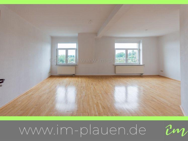 Parkett - Dusche & Badewanne - Weitblick - Dachgeschoss | 3-Zimmer-Wohnung Plauen Haselbrunn - Foto 1