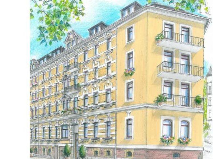 Hainstr. 4, Wohnung 15 ~~~ Einbauküche, Haus mit Aufzug, Balkon, Bad mit Wanne und Dusche - Photo 1