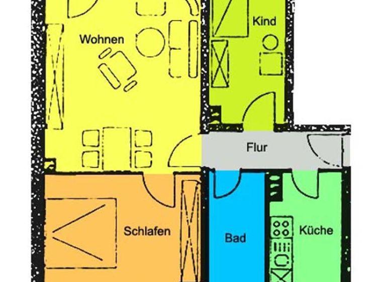 Wohnung mit Wohlfühlcharakter! Loggia mit Blick ins Grüne! - Photo 1
