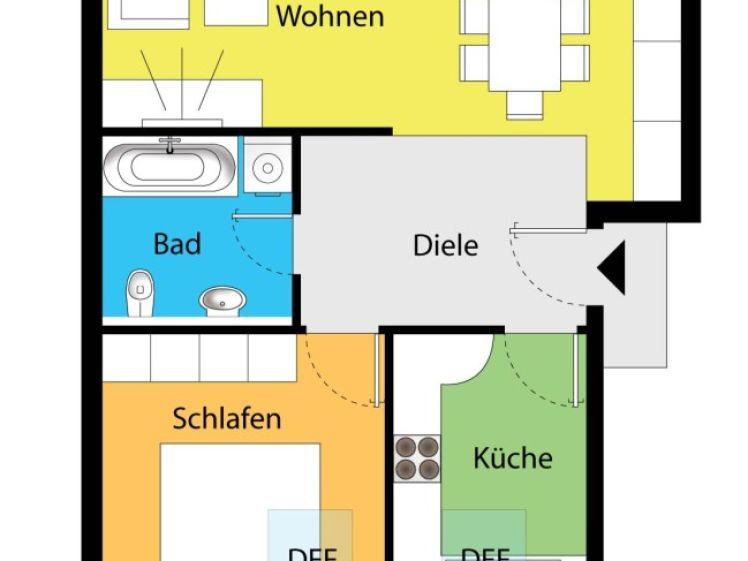 Ruhig gelegene Wohnung in grüner Lage! - Photo 1