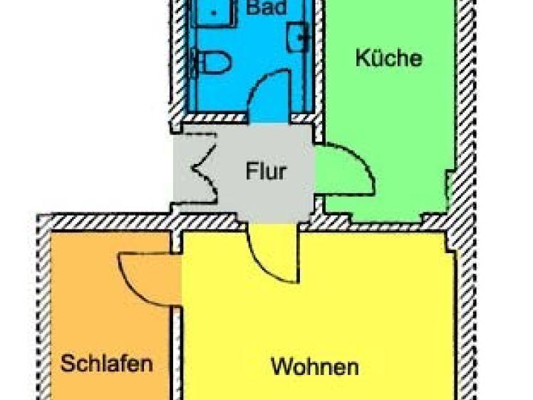 Meißen! Wohnung mit großem Balkon und Wohnküche in ruhiger Lage! - Foto 1