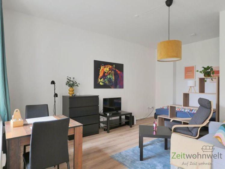 (EF1324_M) Chemnitz: Hilbersdorf, möbliertes Apartment mit überdachtem Balkon auf der Gartenseite - Foto 1