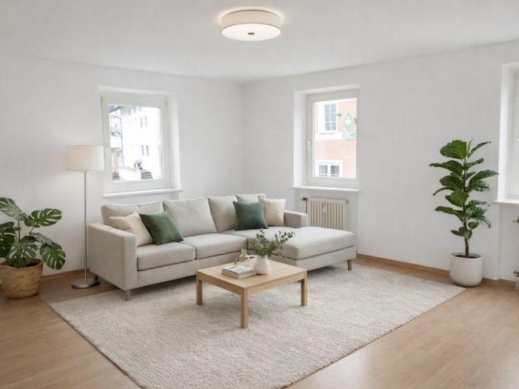 Buchbach: geräumige zentral gelegene 3-Zimmer-Wohnung, 1. OG, ohne Balkon, ohne EBK, ohne Stellplatz - Photo 1