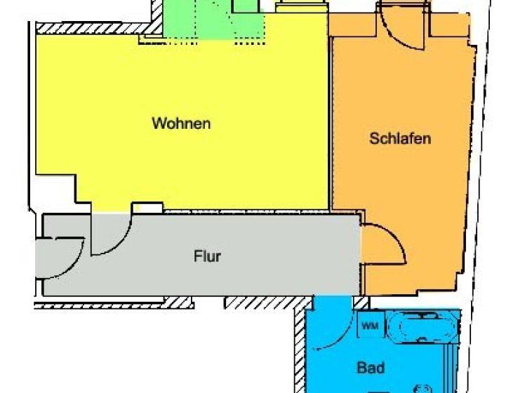 Individuelle Dachgeschosswohnung mit großem Balkon und herrlichem Blick! - Photo 1