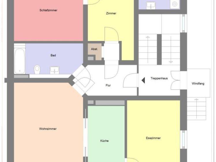 Große Wohnung am Rande der Stadt! - Photo 1