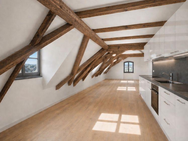 Über den Dächern von Buxheim! 2-Zimmer-Maisonette-Wohnung mit Küche - Photo 1