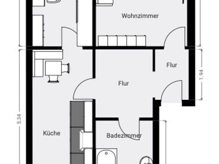 Gemütliches in Oelsnitz - 1x Kaltmietfrei - Photo 1
