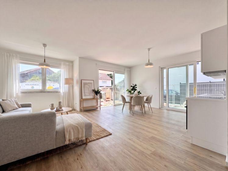 +++ Erstbezug: Moderne 3-Zimmer-Wohnung mit Terrasse u. Garten +++ - Photo 1