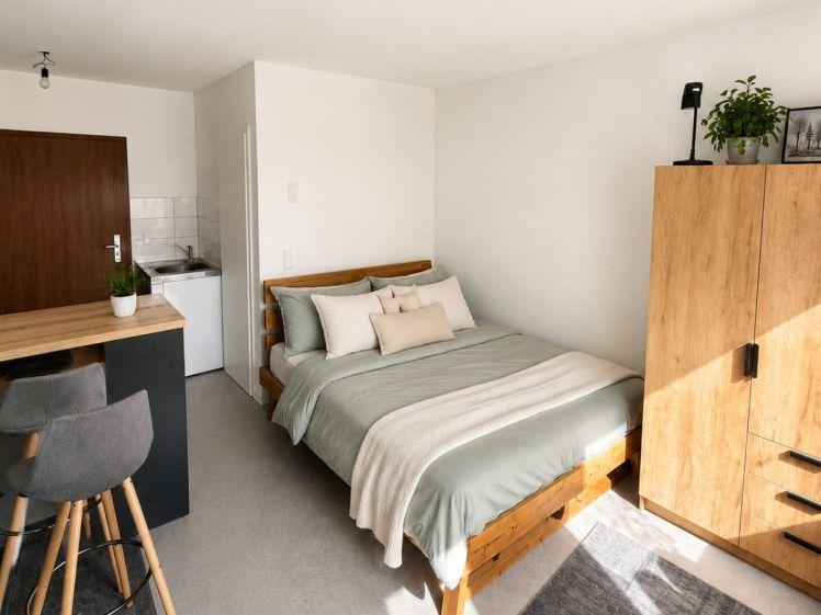 Möbliertes 1 Zimmer Apartment 1.OG, 22qm in Ludwigshafen zu vermieten - Foto 1