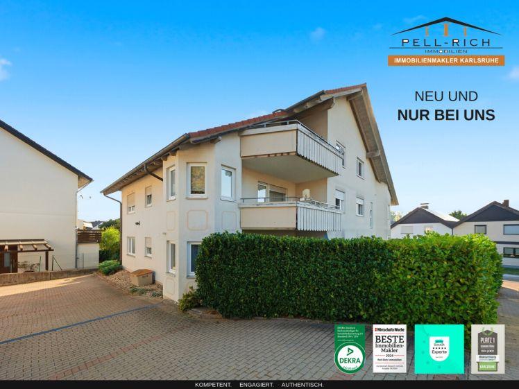 TERRASSENGLÜCK: Helle und renovierte 2,5-Zimmer-Wohnung in Keltern-Weiler mit Terrasse & Garage - Photo 1