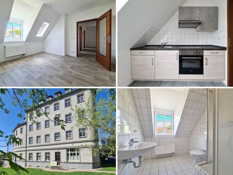 Gemütliche Dachgeschosswohnung mit wertiger Einbauküche und Stellplatz - Foto 1