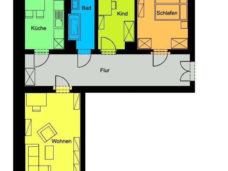 Eindrucksvolle Wohnung mit Balkon, Tageslichtbad mit Wanne! - Photo 1