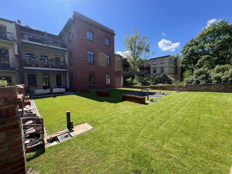 Luxuswohnung 180 m² - exklusiv saniert mit Balkon, Klimaanlage und Tiefgarage - Halle Mühlwegviertel - Photo 1