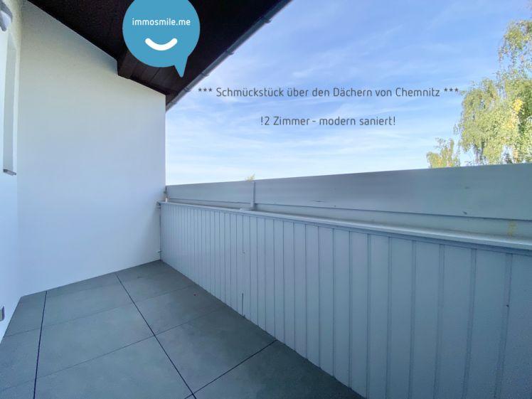 Dachgeschosswohnung • modern saniert • neu • Balkon • 2 Zimmer • Kappel • in Chemnitz • schnell sein - Photo 1