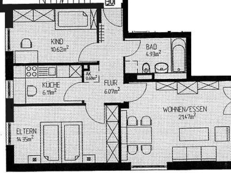 Gemütliche 3-Zimmer mit Laminat, Balkon und TG-SP in ruhiger Lage - Foto 1