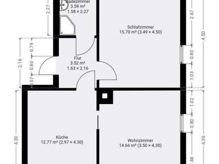 Ruhiges Wohnen mit Gartenmitbenutzung - Foto 1