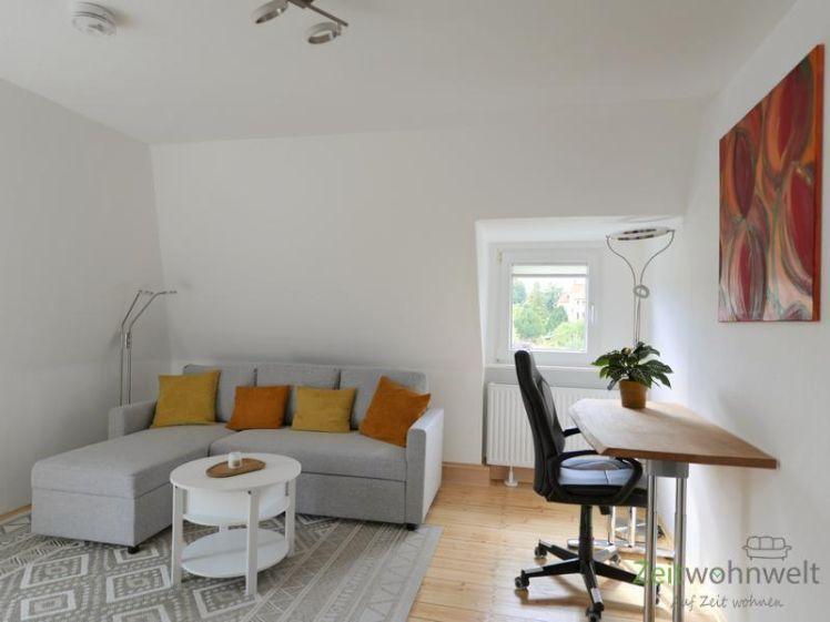 (EF1404_M) Dresden: Langebrück, Erstbezug in neu renovierte und neu möblierte Wohnung mit Dachbalkon - Foto 1