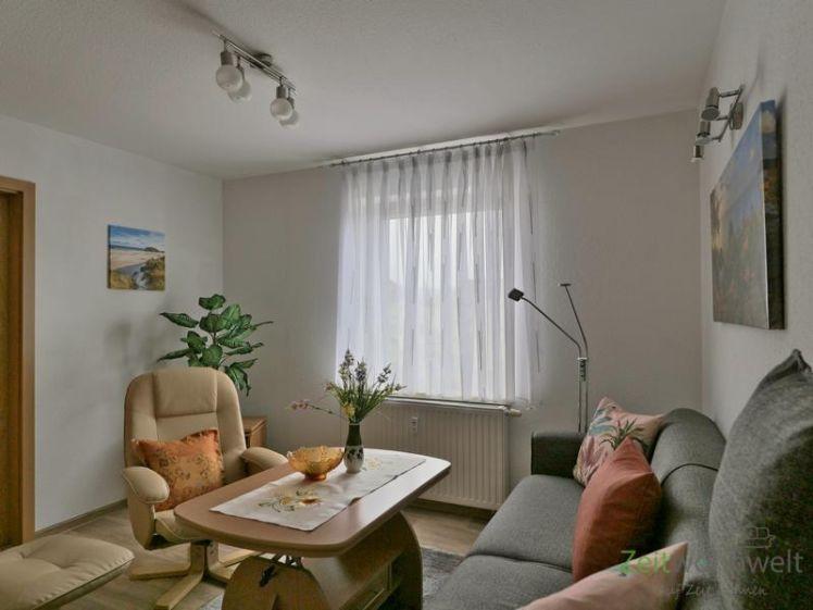 (EF1143_M) Gera: Debschwitz, preiswerte möblierte 2,5-Zimmer-Wohnung am Stadtrand, Garage möglich - Foto 1