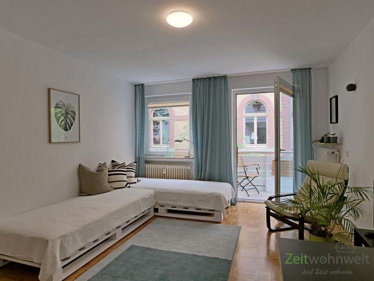 (EF0693_M) Kassel-Stadt: West, neu möbliertes Apartment in ruhiger Seitenstraße, überdachter Balkon, Aufzug, WLAN - Foto 1