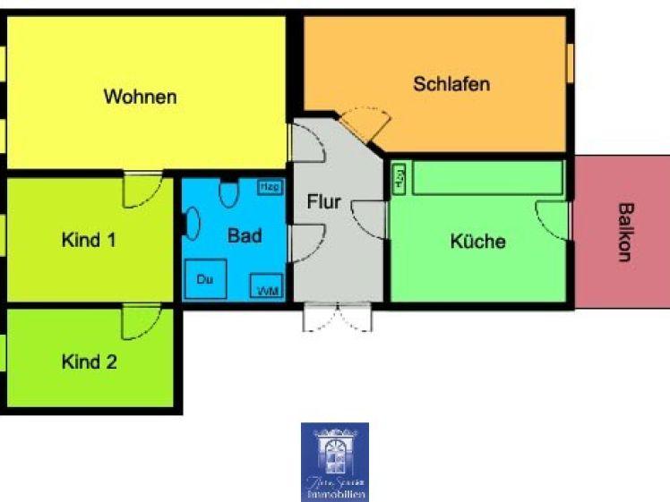 Bezaubernde Familienwohnung mit Balkon! - Foto 1