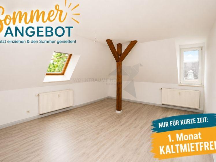 1. Monat Kaltmiete geschenkt !!! Attraktive Dachgeschosswohnung mit Sichtbalken, Wohnküche und großem Bad - Photo 1