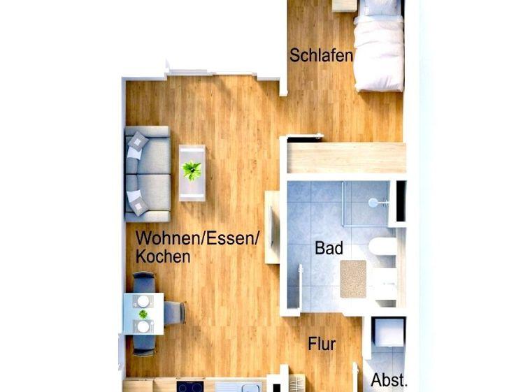 Moderne 2 Zimmer NB Wohnung - Foto 1