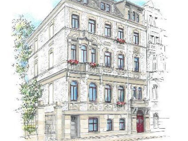 Liebknechtstr. 58, Wohnung 3 ~~~ Einbauküche, Balkon, Tageslichtbad mit Wanne und Dusche, Abstellraum, Abstellraum im Treppenhaus, Haus mit Aufzug - Photo 1