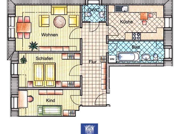 Beeindruckende Dachwohnung mit großer Küche und optimaler Raumaufteilung! - Foto 1