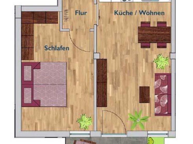 Wohlfühlwohnung mit Terrasse und moderner Ausstattung im Erstbezug! Rollstuhlgerecht! - Photo 1