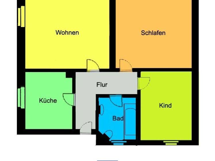 Geniale Dachgeschoss-Wohnung mit schönem Dielenboden und Bad mit Wanne! - Photo 1
