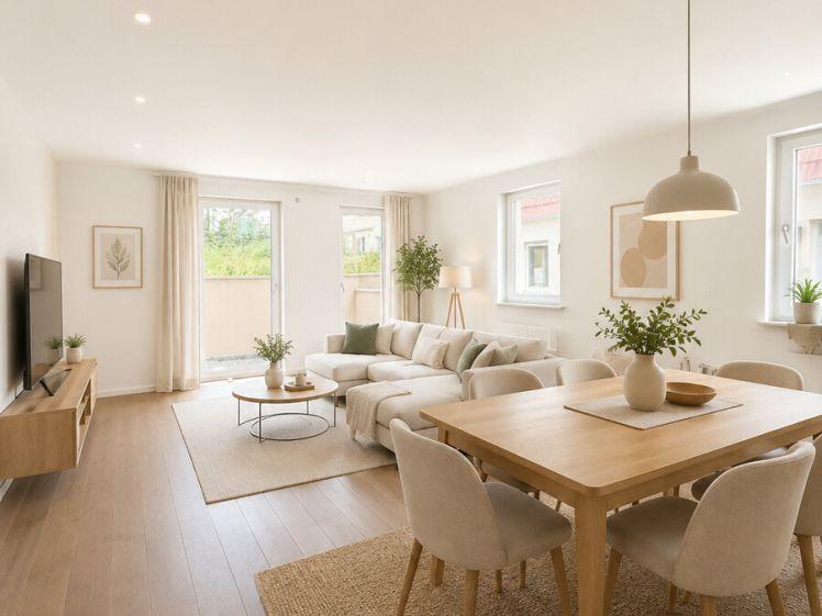 Erstbezug: Helle 4-Zimmer-Neubauwohnung mit Balkon und modernem Wohnkomfort - Foto 1