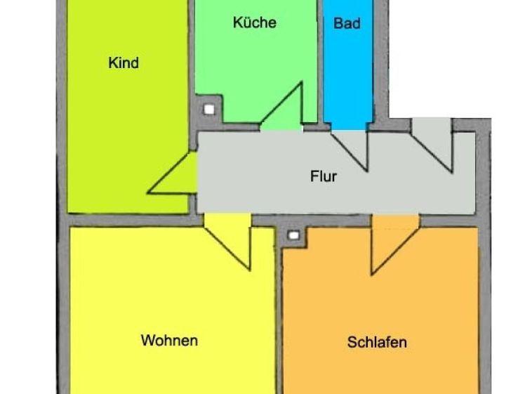 Gemütliche Altbauwohnung mit großem Balkon! - Photo 1