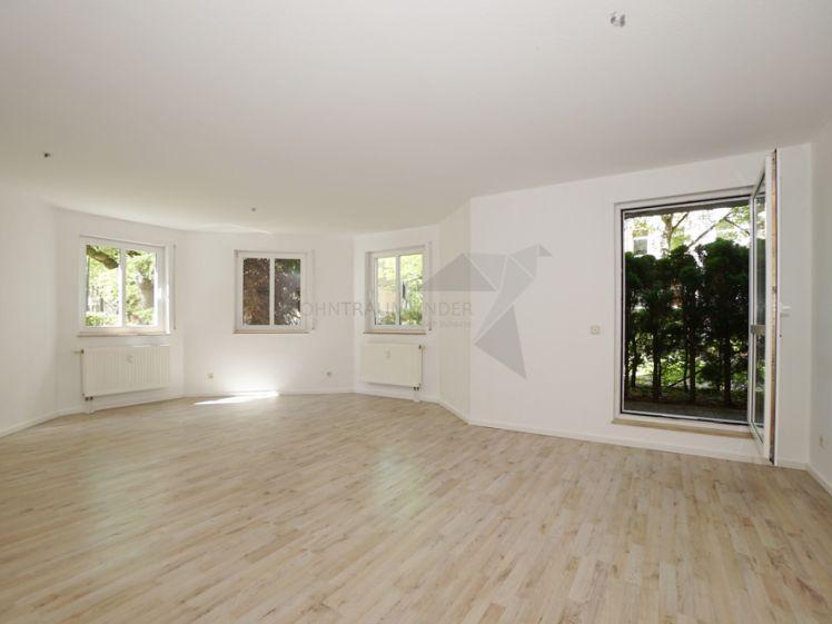 Geräumige 3-Raum-Terrassenwohnung mit Außenverschattung an allen Fenstern - Foto 1
