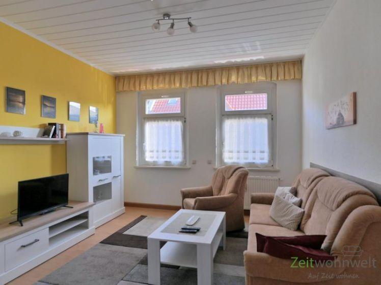 (EF1342_M) Halle: Kanena-Bruckdorf, preiswerte möblierte Wohnung mit Terrasse, ruhige Seitenstraße, WLAN - Photo 1