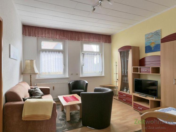 (EF1342_M) Halle: Kanena-Bruckdorf, preiswerte möblierte Wohnung mit Terrasse, ruhige Seitenstraße, WLAN inkl. - Foto 1