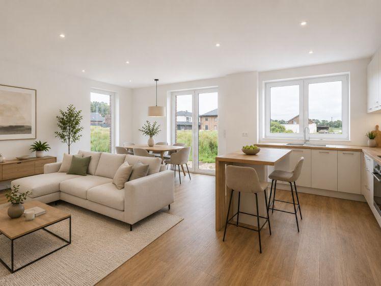 Moderne 3-Zimmer-Neubauwohnung mit Terrasse und Gartenanteil – Erstbezug ab September 2026 - Photo 1