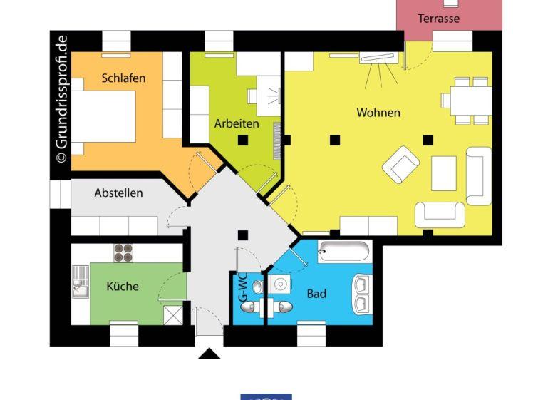 Idyllische Terrassenwohnung am Stadtpark! - Foto 1