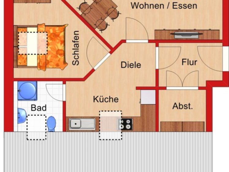 Wohnen im DG mit Aufzug + Südterrasse - in Küchwaldnähe - EBK Abkauf mögl. - Photo 1