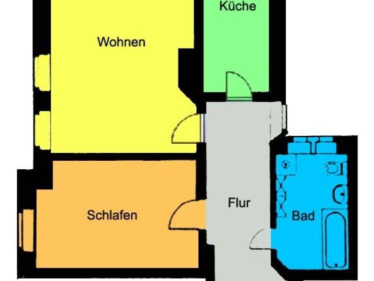 Wunderschöne Wohnung mit Balkon und Bad mit Wanne! - Photo 1