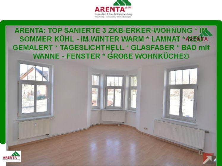 HOT * WUNDERSCHÖNE 3 ZKB MIT ERKER * SCHLAFZIMMER INS WEITLÄUFIGE GRÜN * VIRTUELLER RUNDGANG HIER * KOSTENLOSE STELLPLÄTZE * SANIERT * im SOMMER KÜHL * im WINTER WARM * TAGESLICHTHELL * HIGHSPEED INTERNET * BAD MIT WANNE & FENSTER * 12 m²... - Photo 1