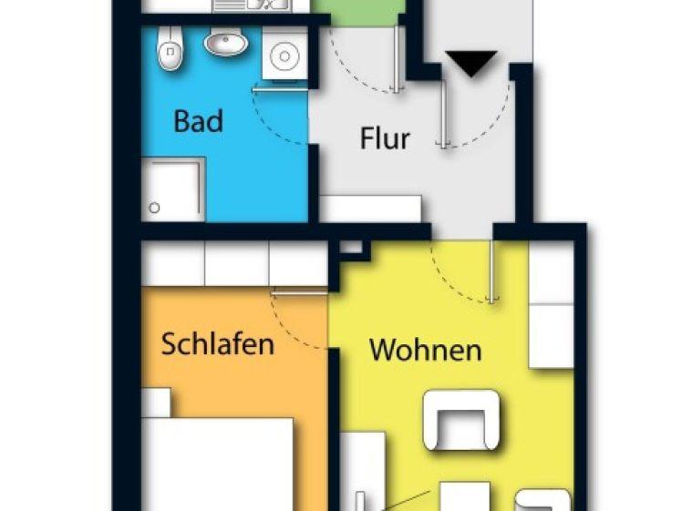 Erstbezug nach liebevoller Sanierung! Individuell Wohnen in der Mansarde! - Photo 1